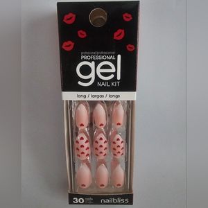 NAILBLISS Professional Gel Nail Kit Press On Nails Hearts